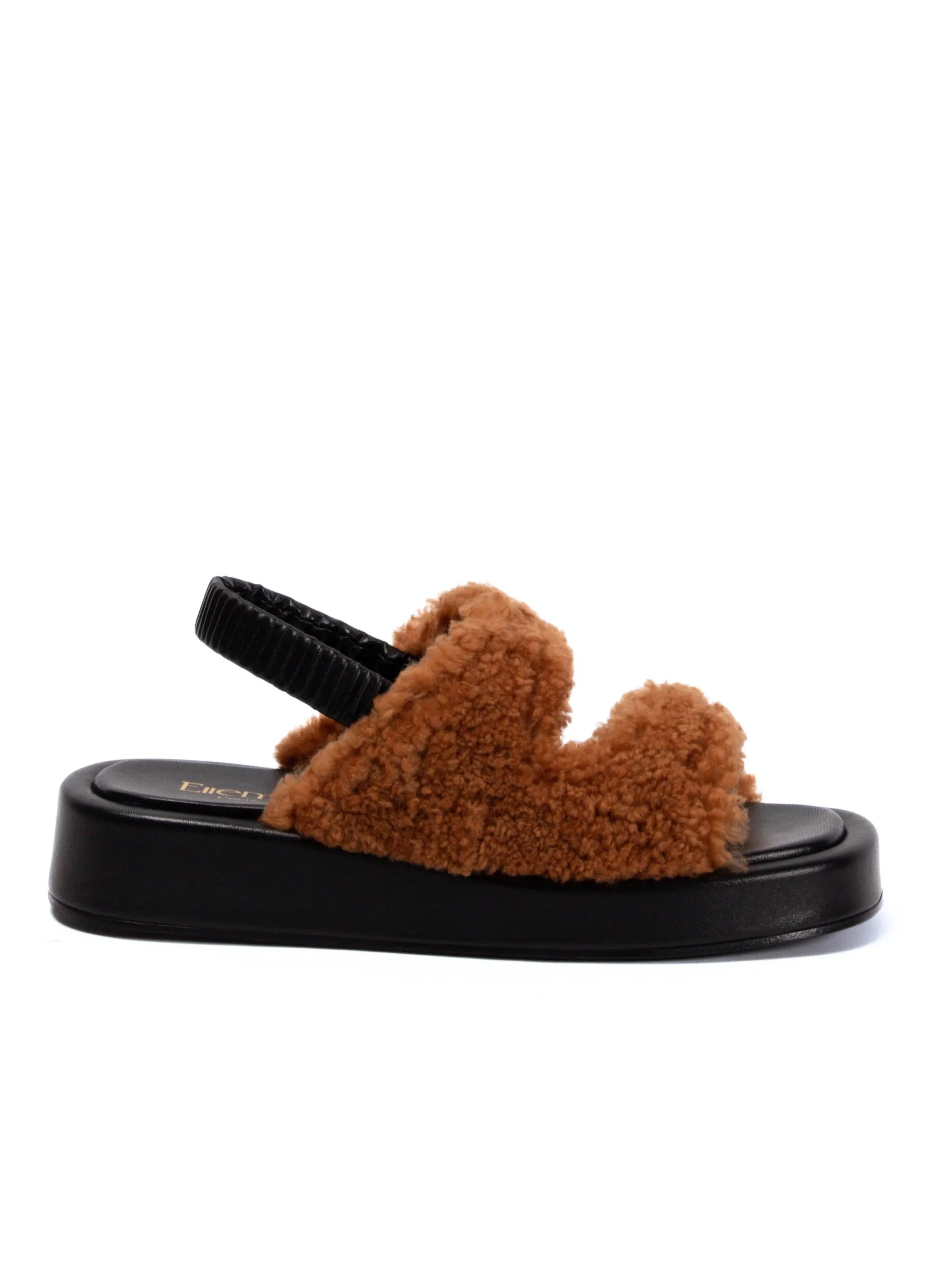 SANDALES EN SHEARLING GEMINI - ELLEME pour FEMME | Printemps