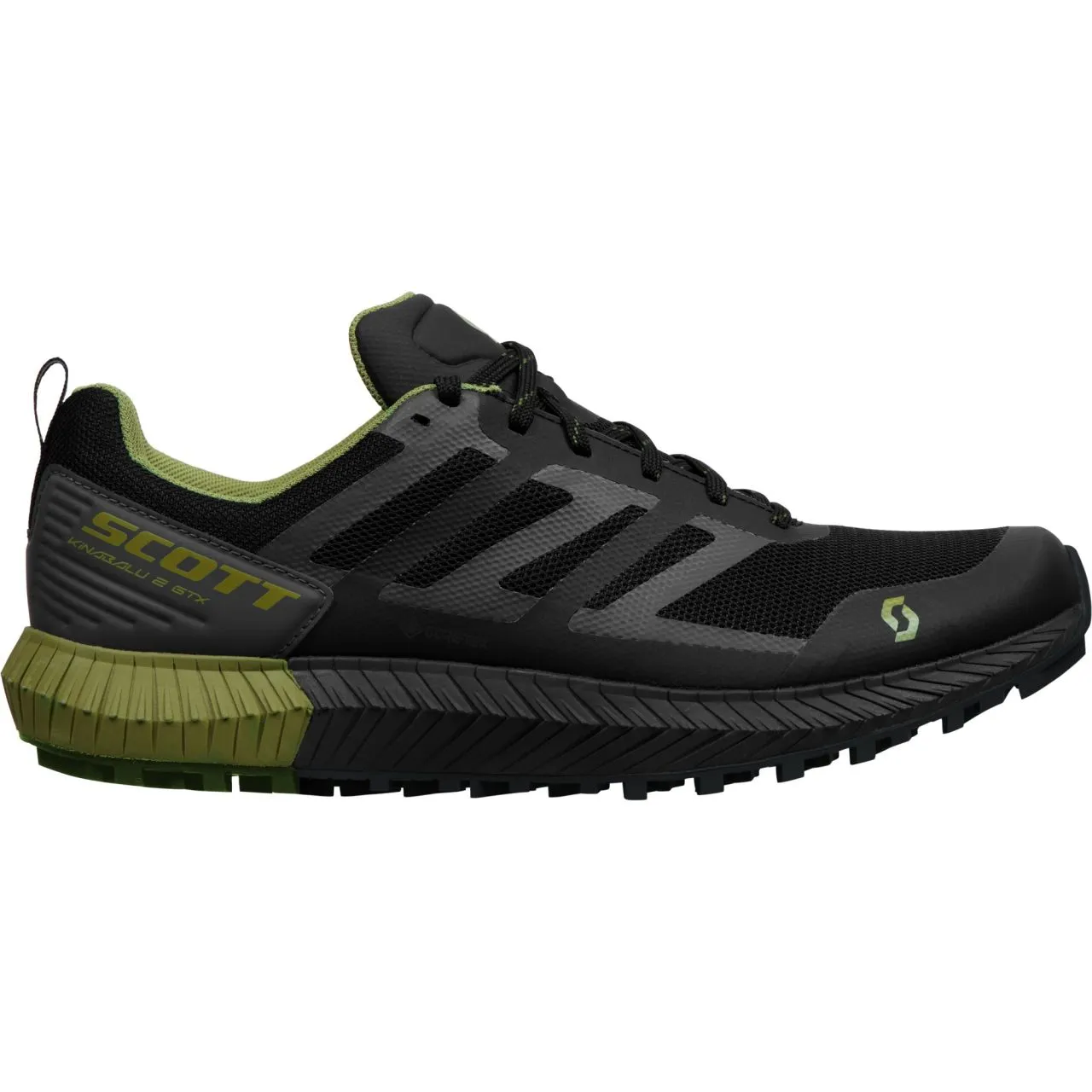 SCOTT KINABALU 2 GTX BLACK ET MUD GREEN  Chaussures de Trail