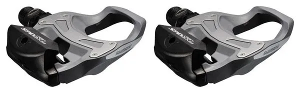 SHIMANO Paire de Pédales PD-R550 SPD SL Gris