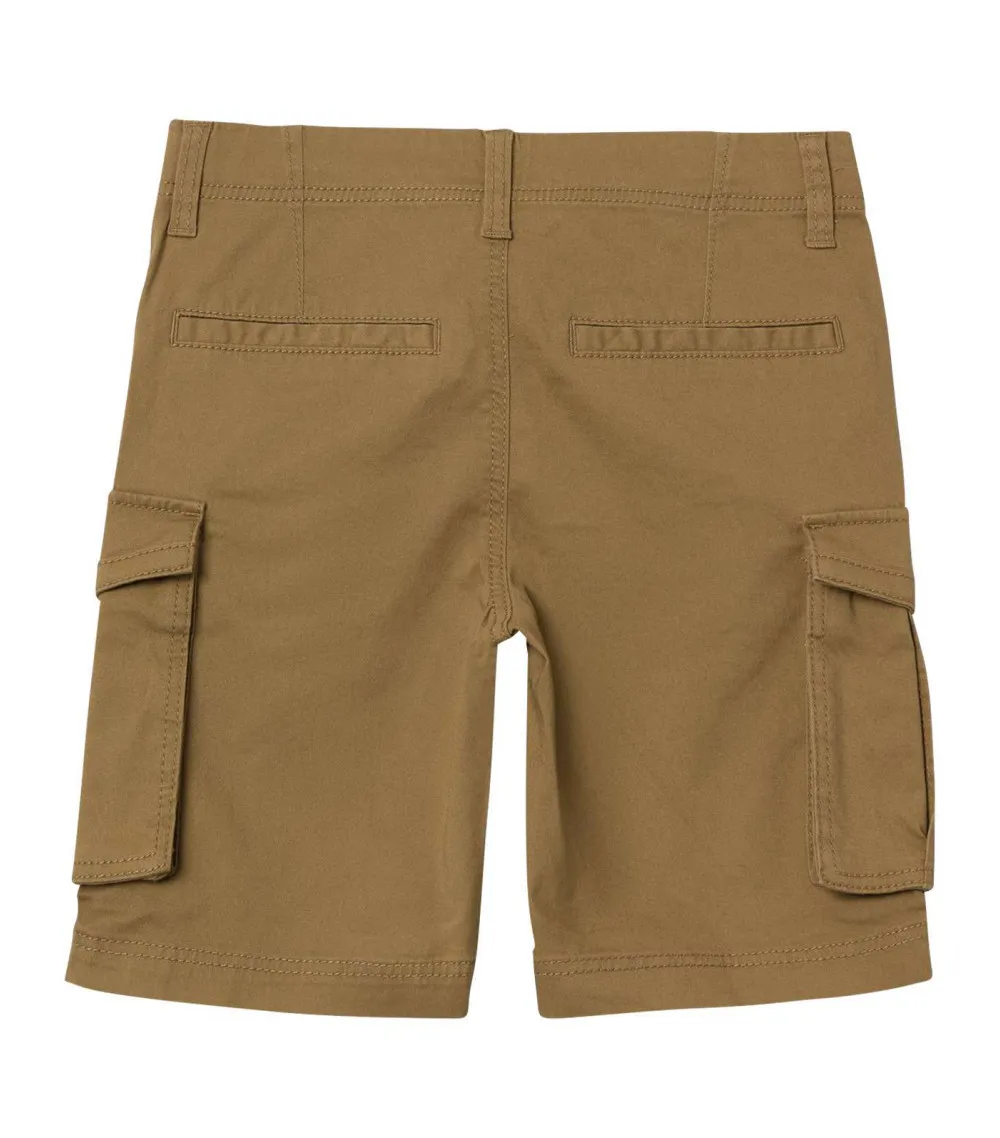 Short avec plusieurs poches et une coupe cargo Junior Garçon Name It en coton camel