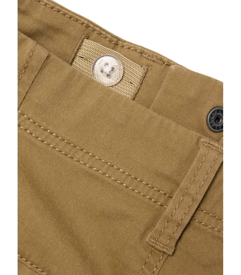 Short avec plusieurs poches et une coupe cargo Junior Garçon Name It en coton camel