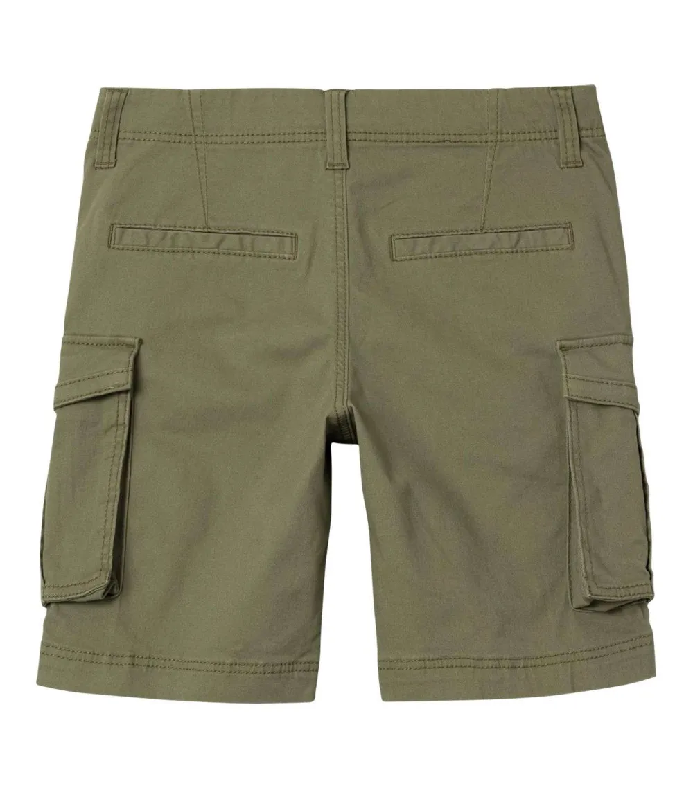 Short avec une coupe cargo Junior Garçon Name It en coton kaki