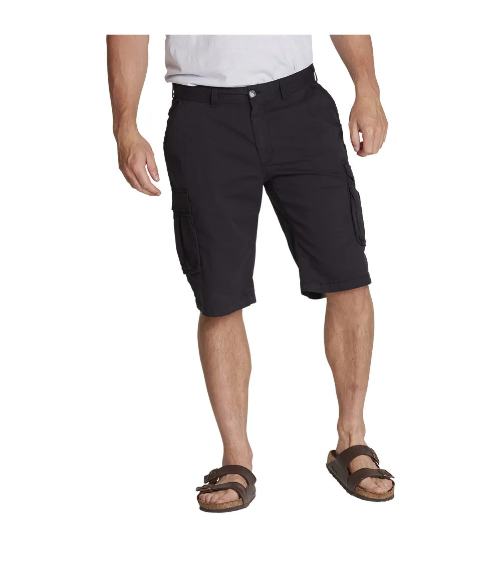 Short Cargo coupe longue North 56°4 en coton noir