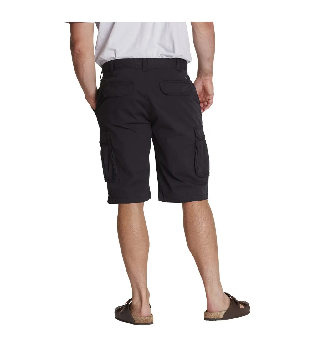 Short Cargo coupe longue North 56°4 en coton noir