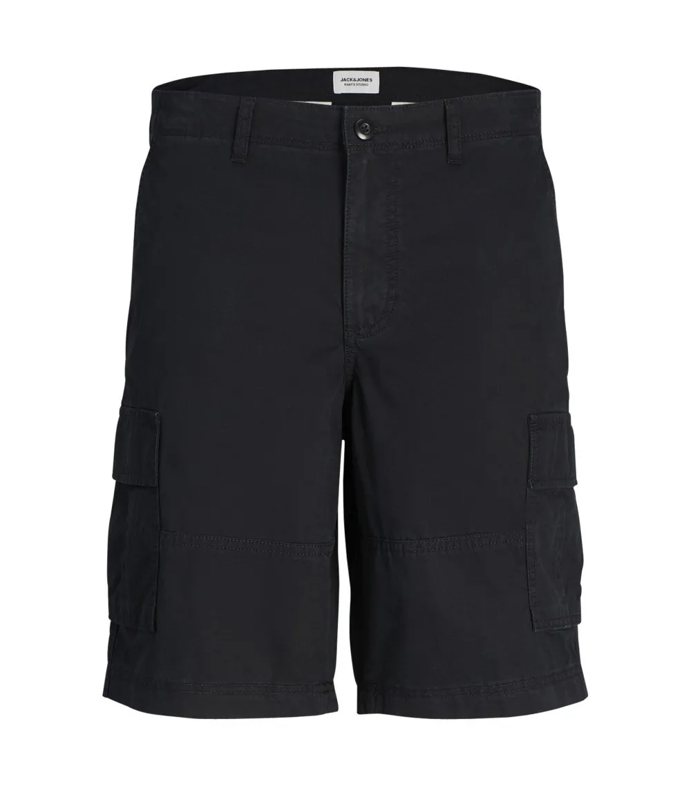 Short Cargo Junior Garçon Jack & Jones coton noir