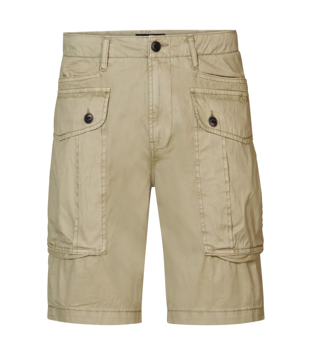 Short cargo Petrol Industries en coton beige