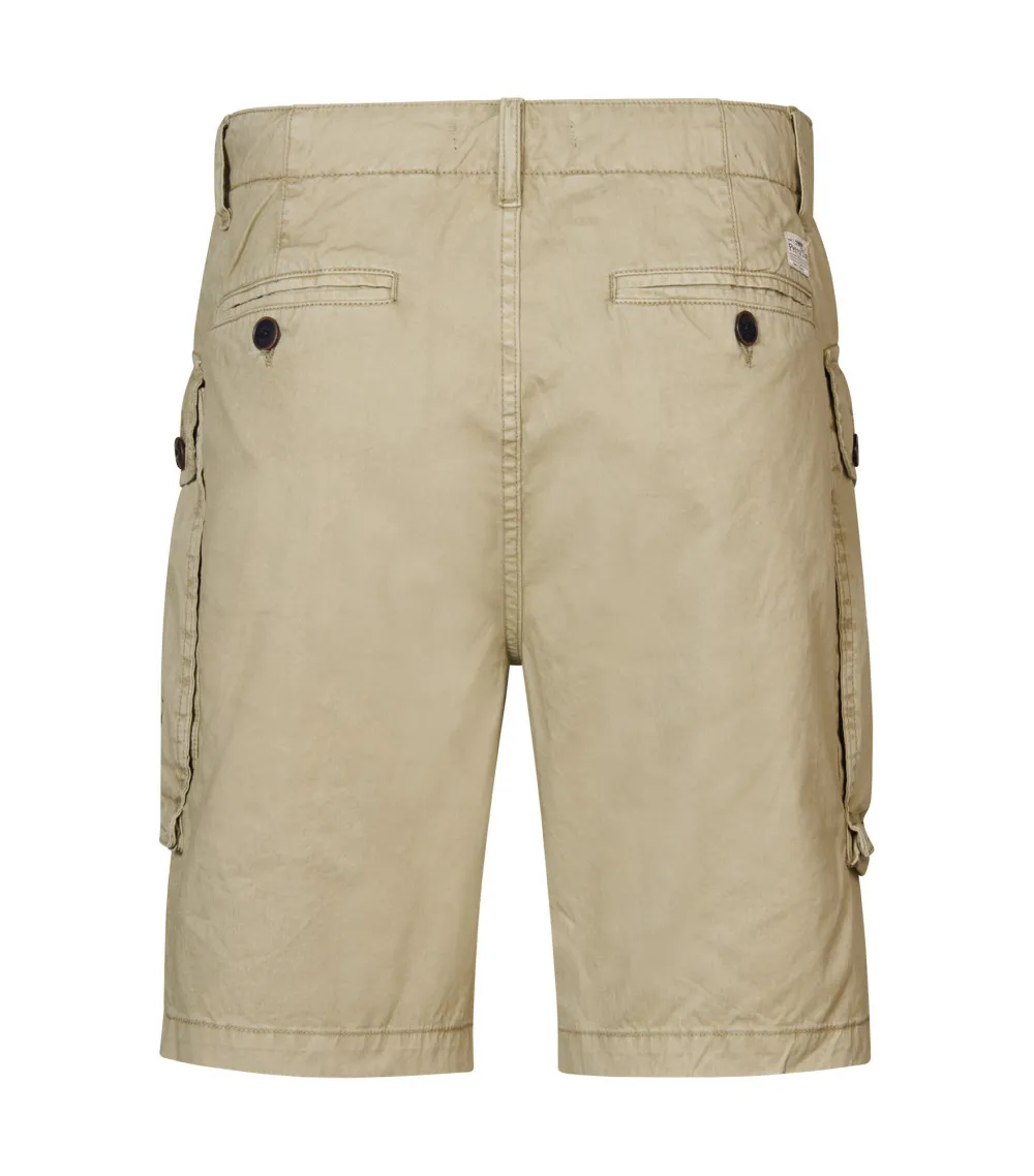 Short cargo Petrol Industries en coton beige