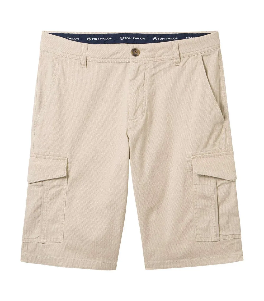 Short Cargo Tom Tailor coton beige