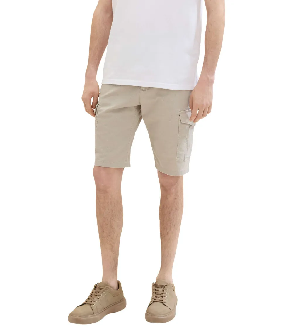 Short Cargo Tom Tailor coton beige