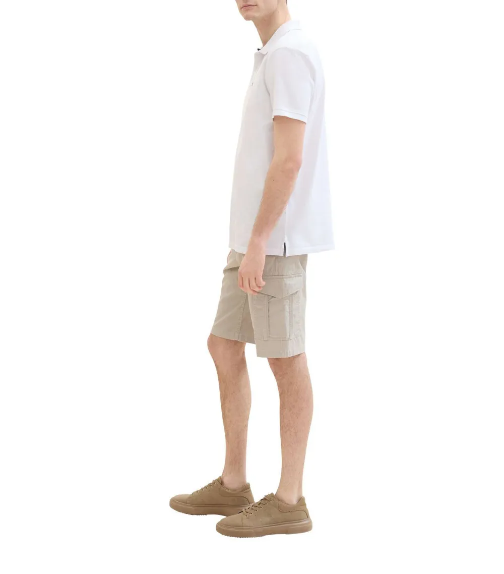 Short Cargo Tom Tailor coton beige