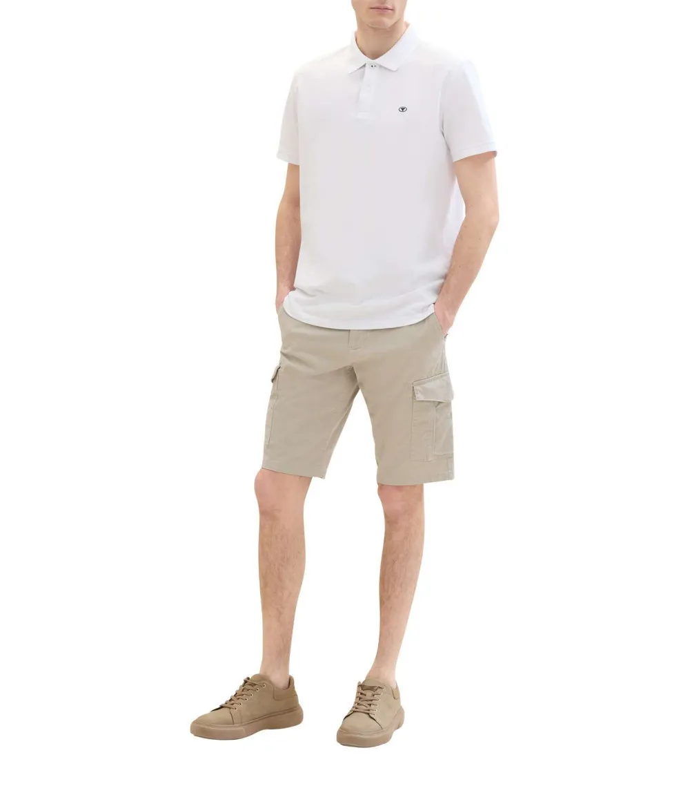 Short Cargo Tom Tailor coton beige