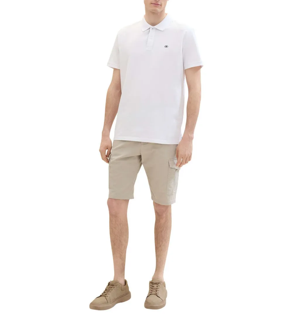 Short Cargo Tom Tailor coton beige