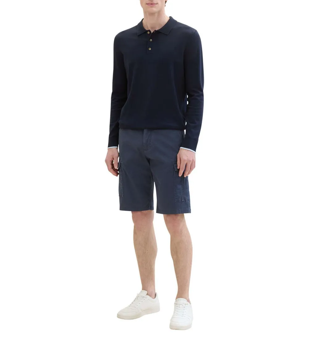 Short Cargo Tom Tailor coton marine