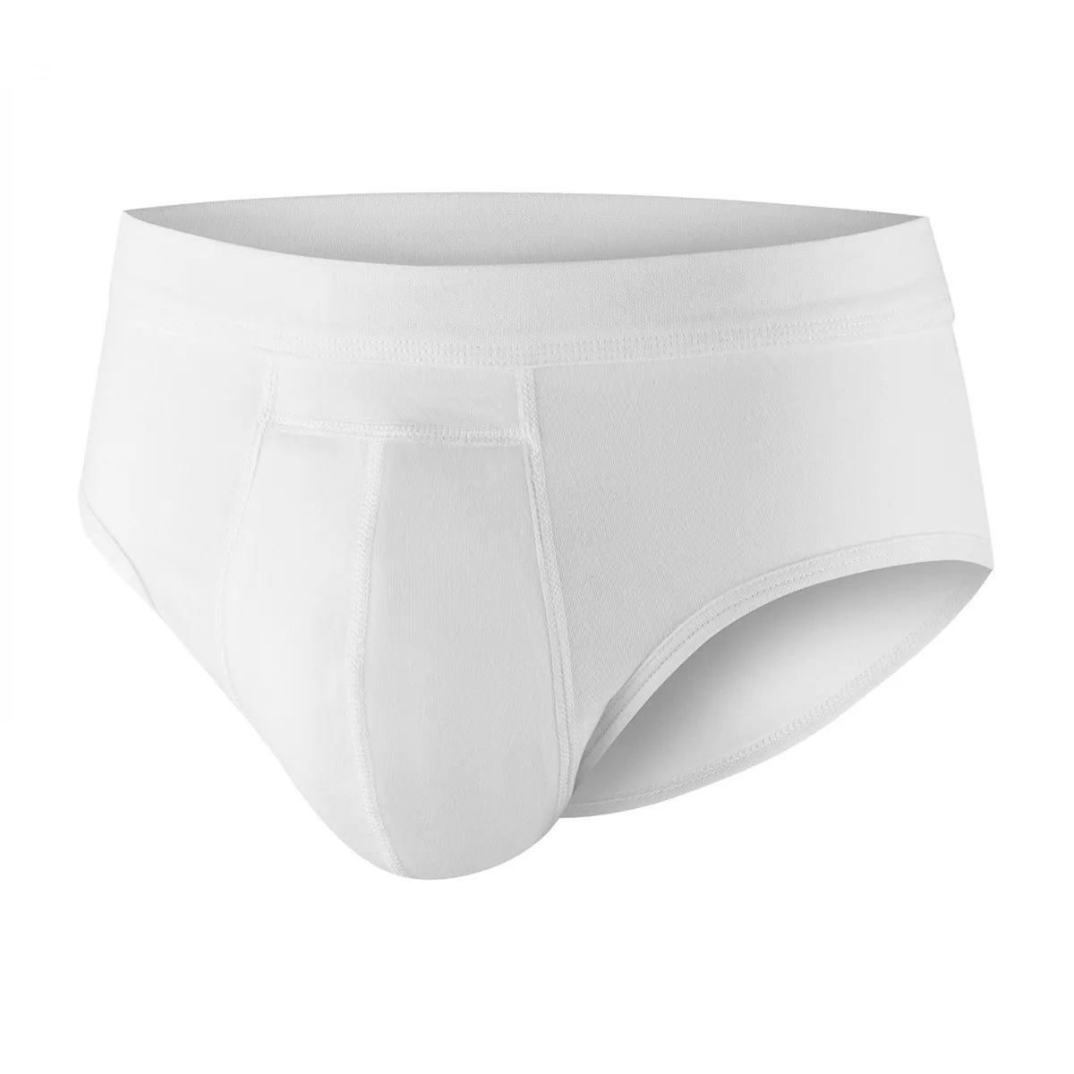 Slip homme coton blanc pour fuites urinaires incontinence ProtechDry