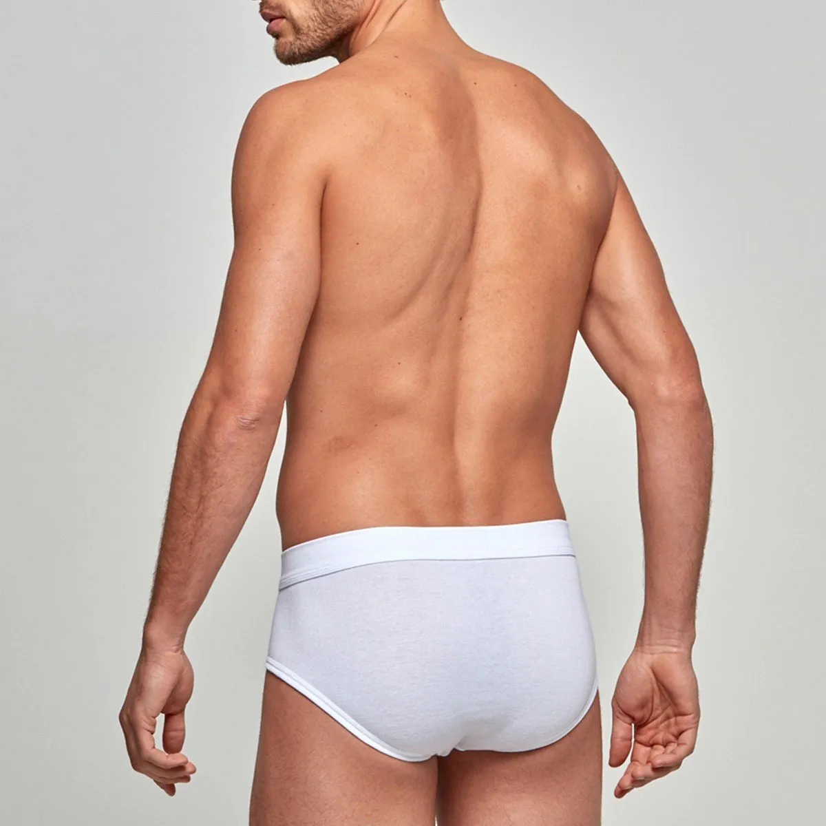 Slip pour homme confort pur coton Essentials blanc d'Impetus