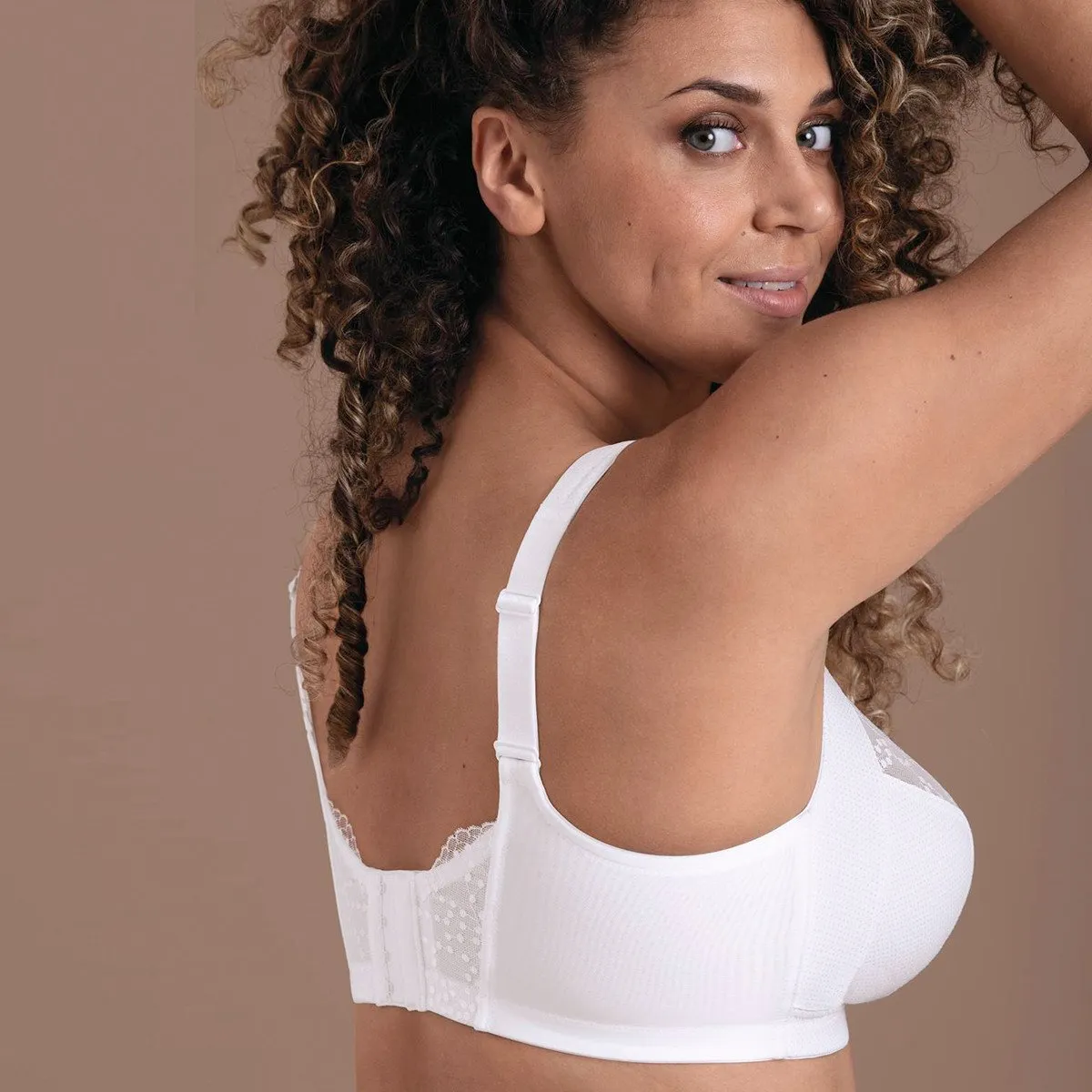 Soutien-gorge confort sans armatures à pois Orely blanc Anita