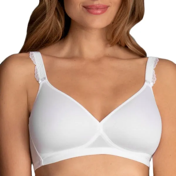 Soutien-gorge d'allègement sans armatures Selma blanc de Rosa faia