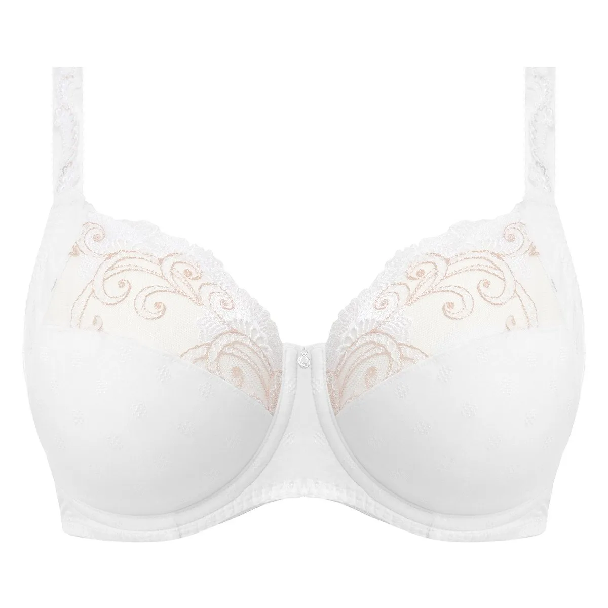 Soutien-gorge emboitant et renforts latéraux Jocelyn blanc de Fantasie