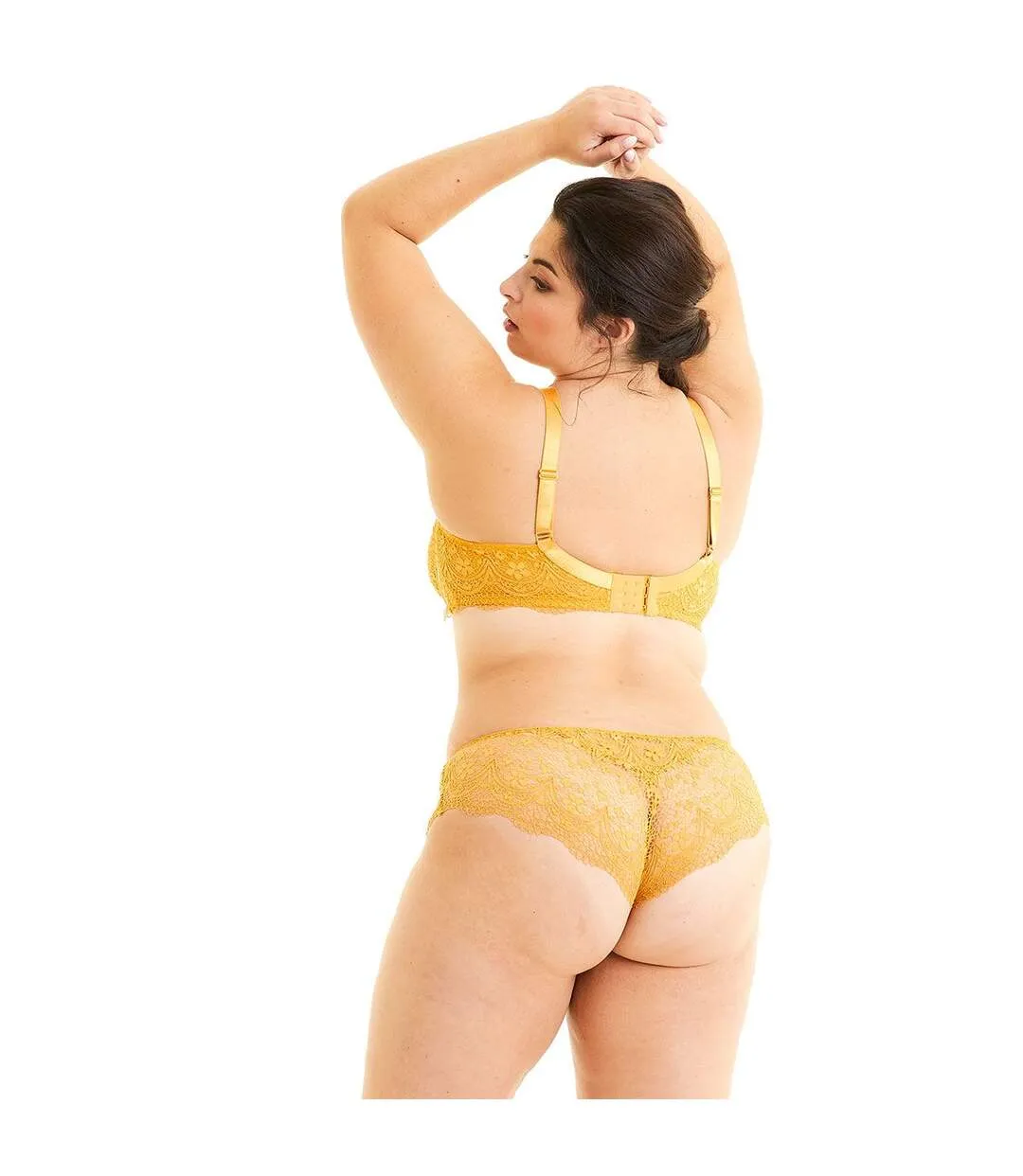 Soutien-gorge grand maintien moutarde Ananas