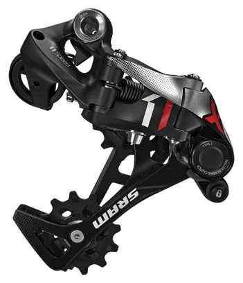 SRAM X01 Dérailleur arrière 1x11V Noir/Rouge