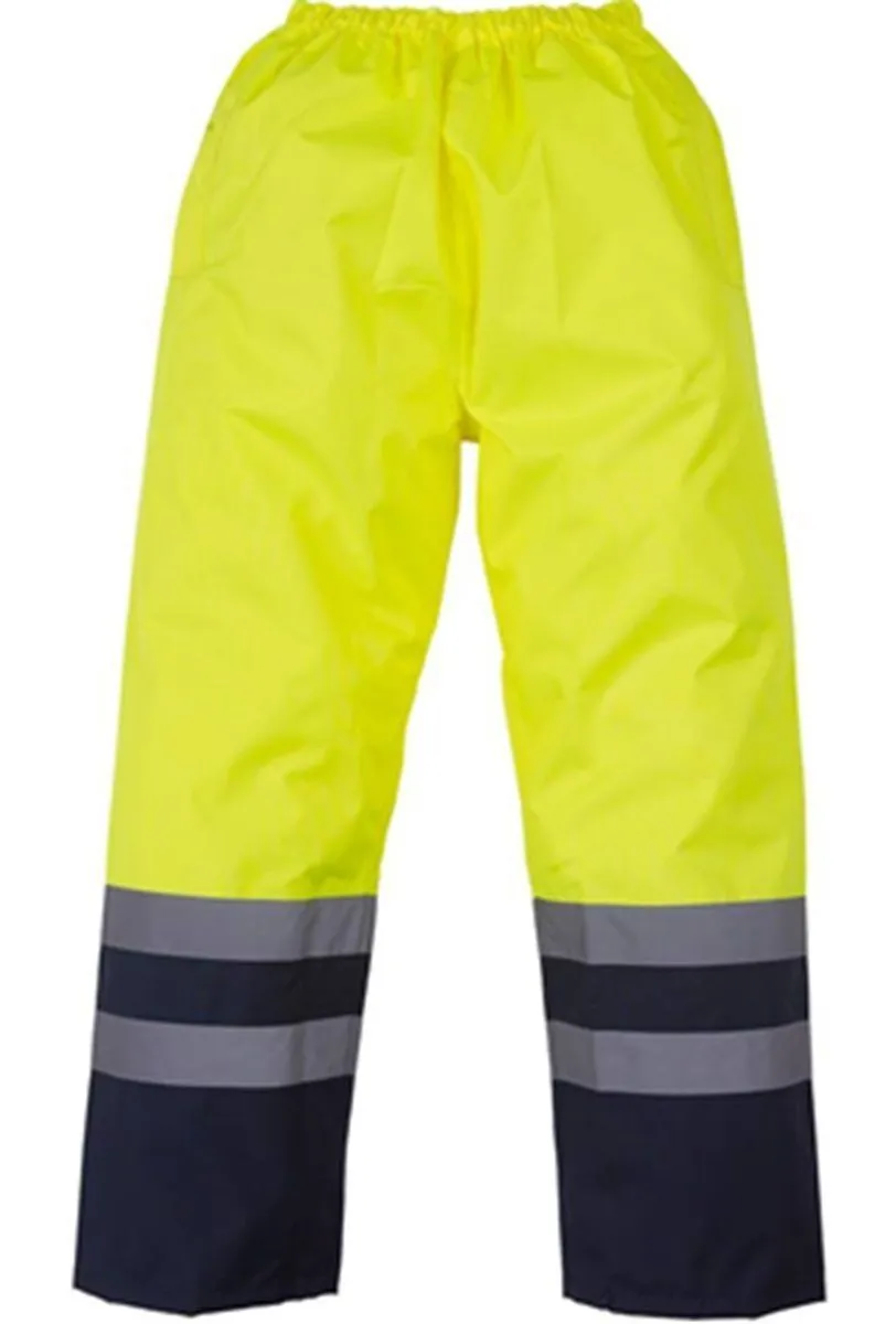 Surpantalon de sécurité - Haute visibilité - HVS462 - jaune fluo et bleu marine 