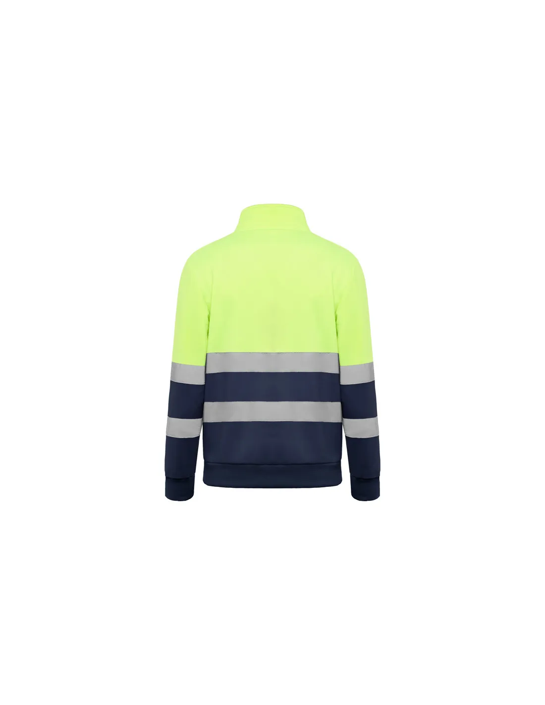 SWEAT 1/4 DE ZIP HOMME HAUTE VISIBILITE 280G "SPICA"