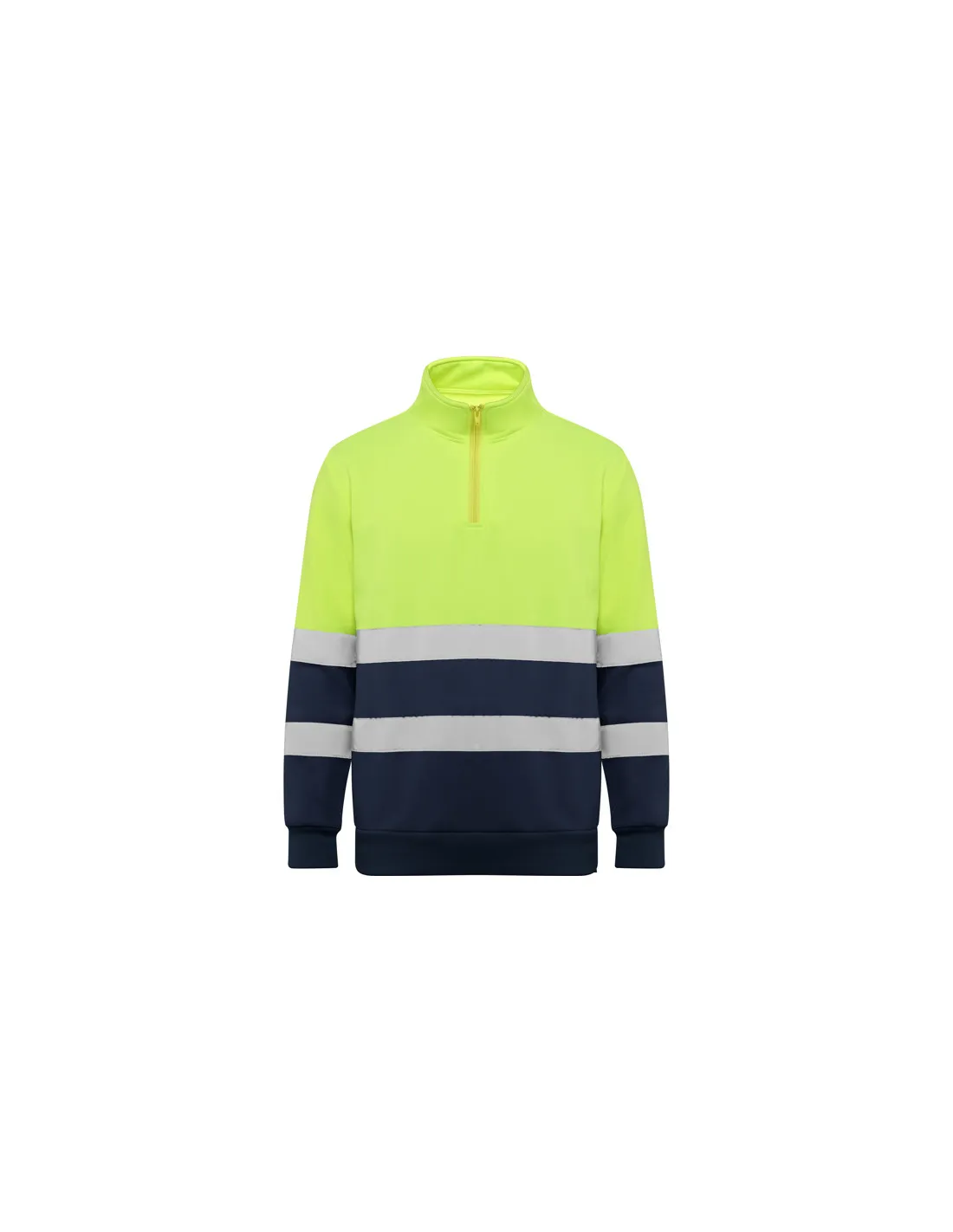 SWEAT 1/4 DE ZIP HOMME HAUTE VISIBILITE 280G "SPICA"