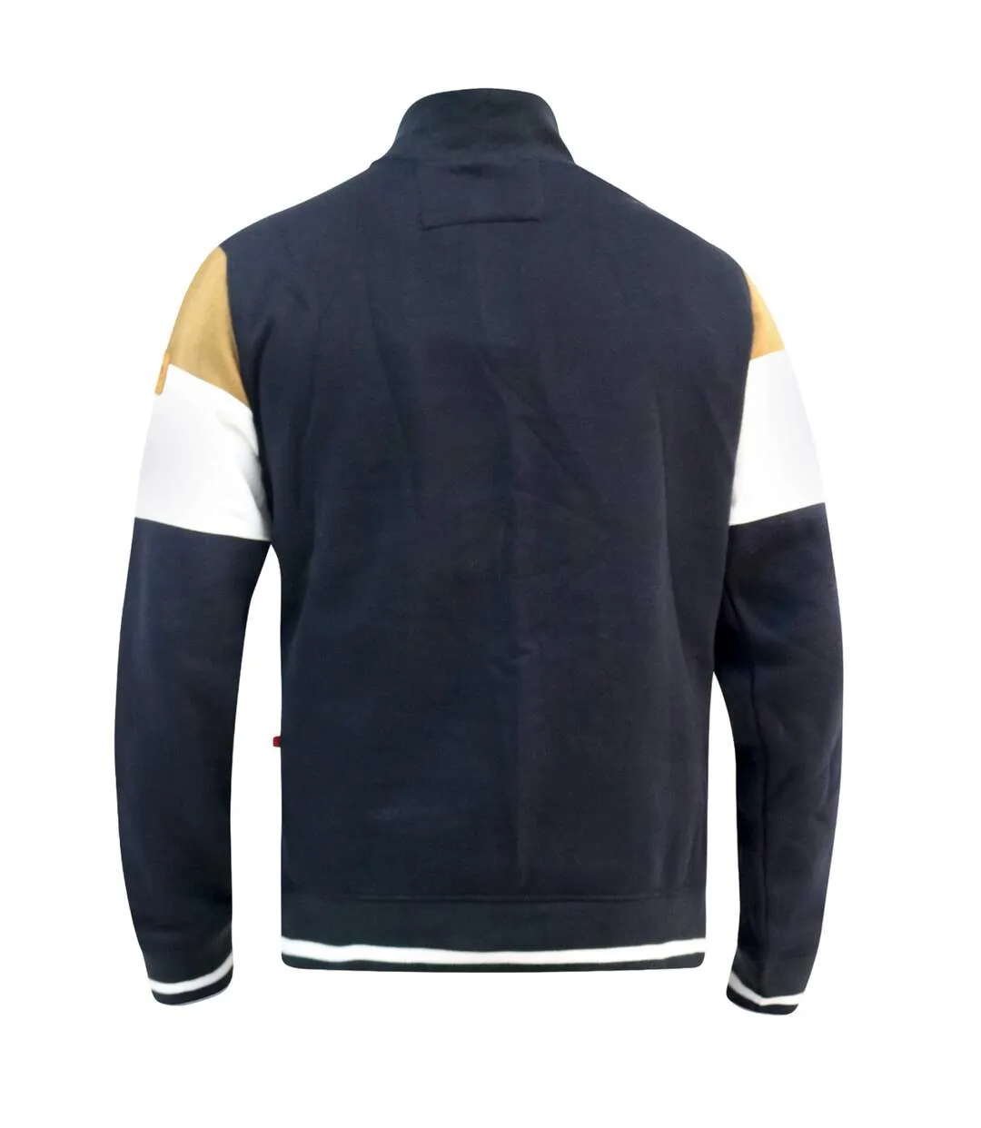 Sweat kenington d555 homme bleu marine / blanc / moutarde Duke