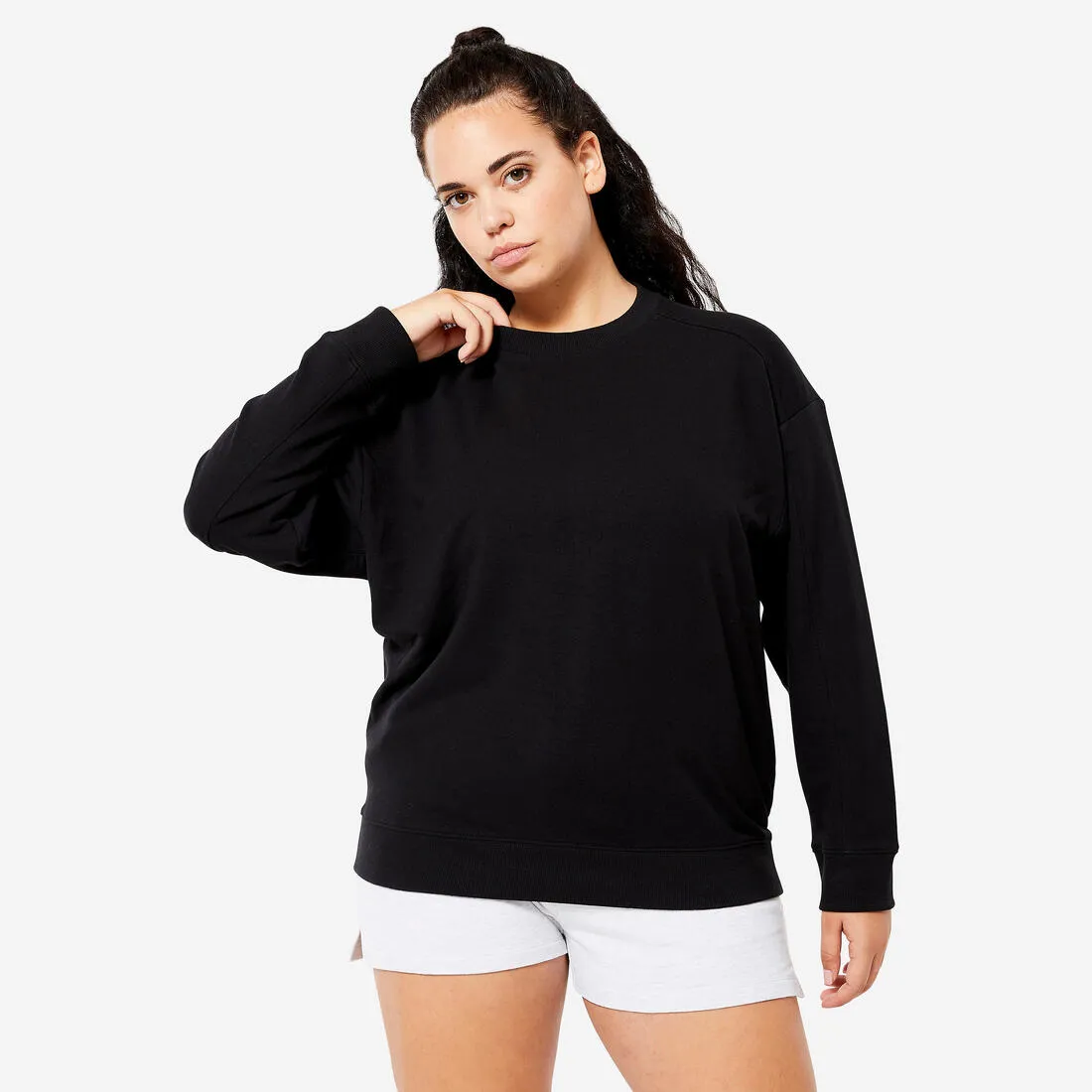 Sweat oversize femme - parme