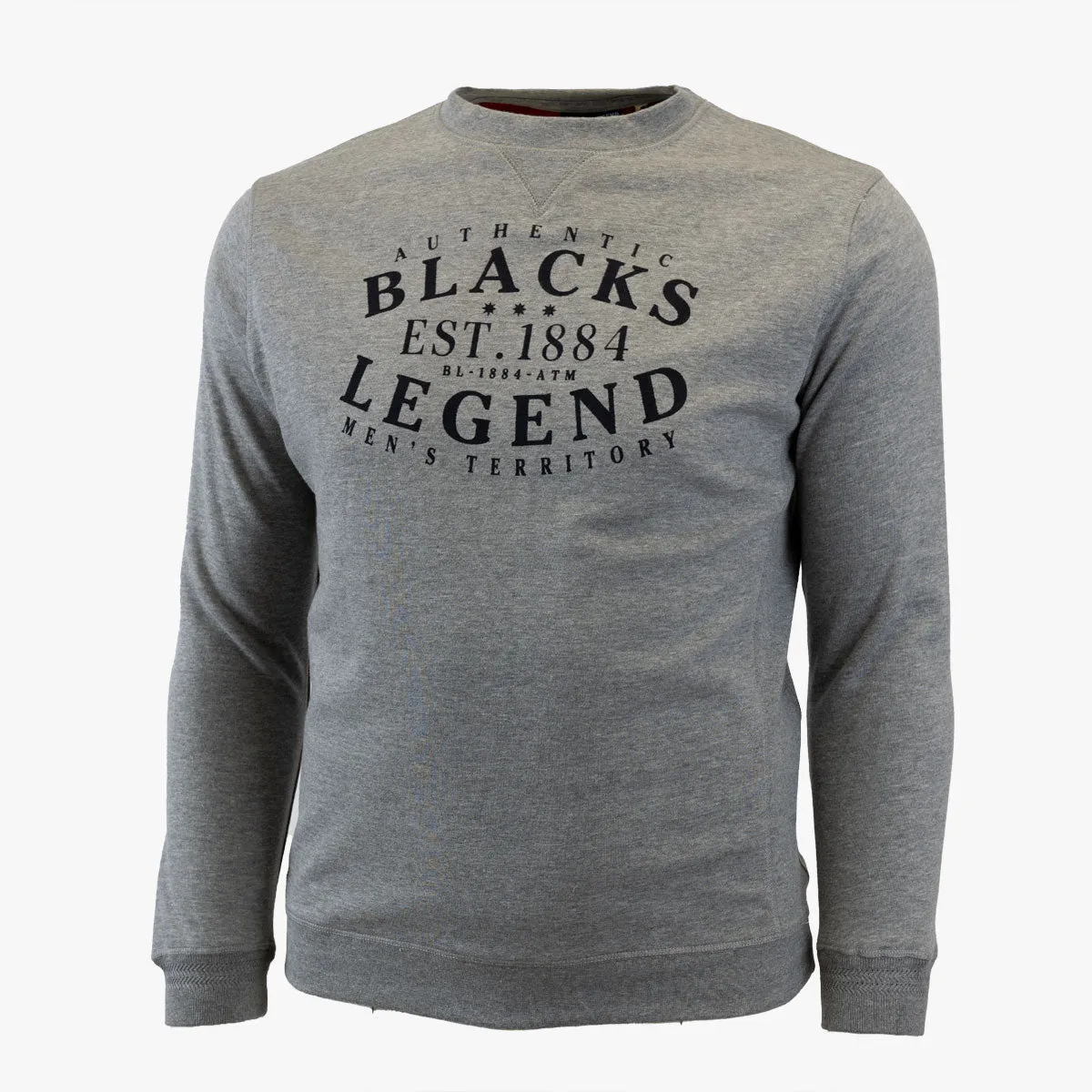 Sweatshirt gris col rond