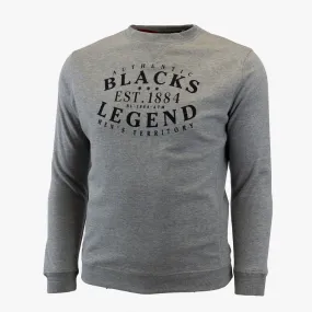 Sweatshirt gris col rond