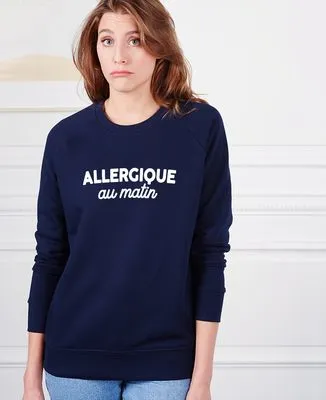 Sweatshirt homme Allergique au matin