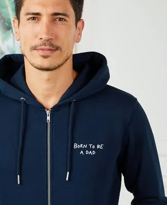 Sweatshirt homme Born to be a dad (brodé)