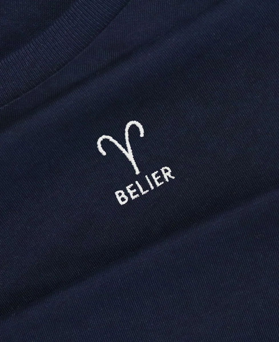 Sweatshirt homme Bélier signe astrologique (brodé)