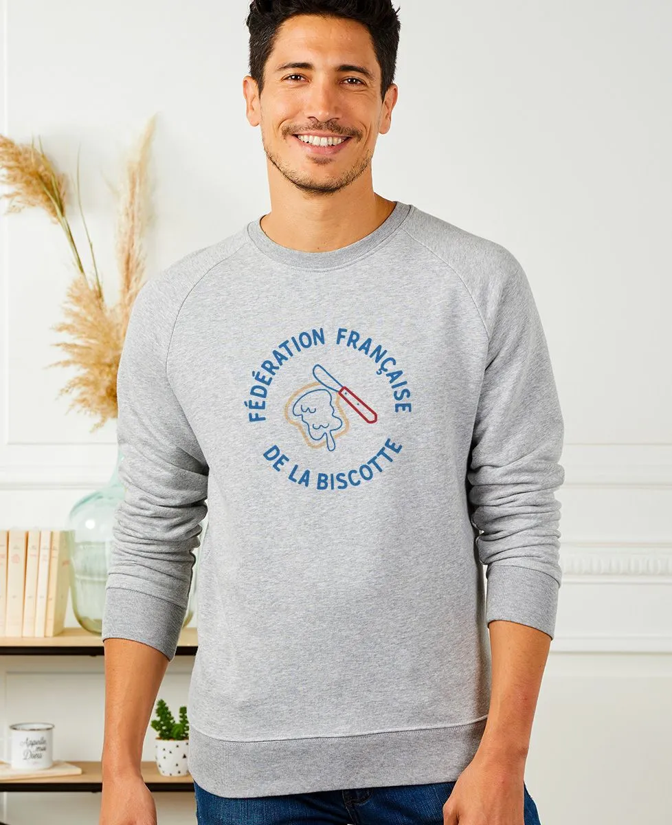 Sweatshirt homme Fédération française de la biscotte