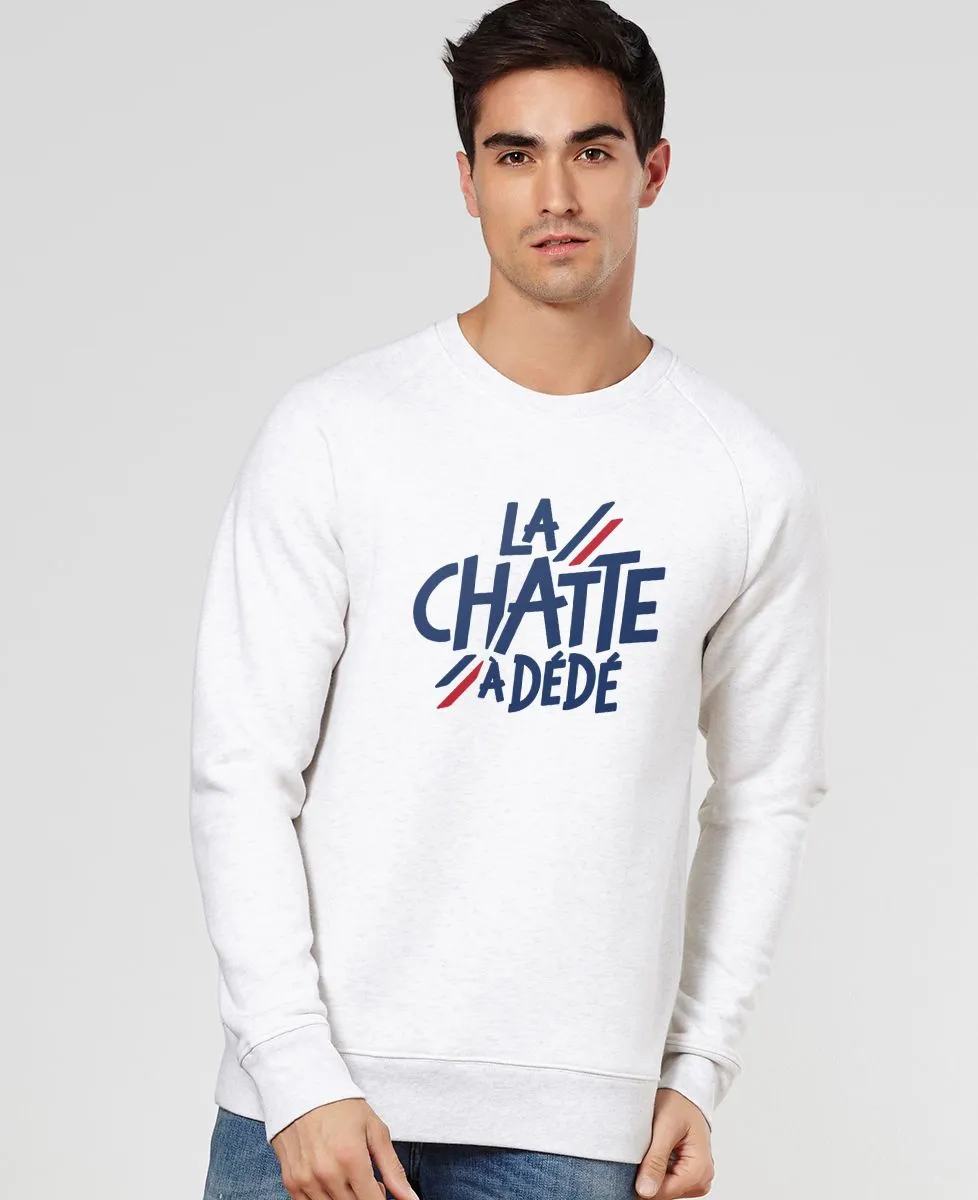 Sweatshirt homme La chatte à Dédé