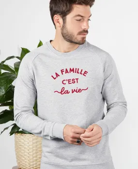 Sweatshirt homme La famille c'est la vie