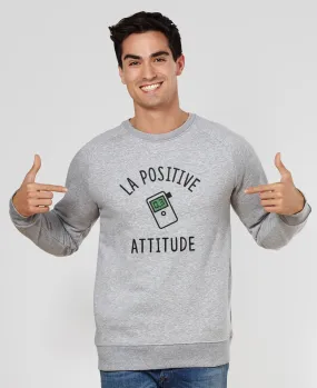 Sweatshirt homme La positive attitude