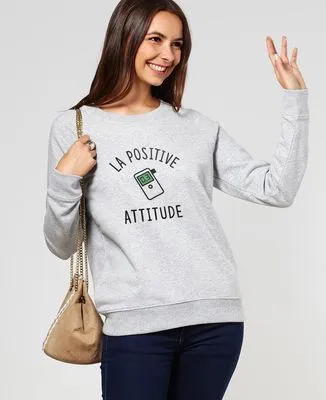 Sweatshirt homme La positive attitude