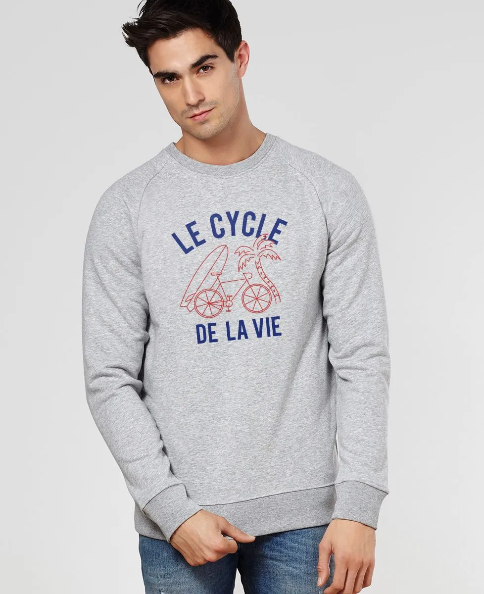 Sweatshirt homme Le cycle de la vie