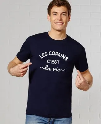 Sweatshirt homme Les copains c'est la vie