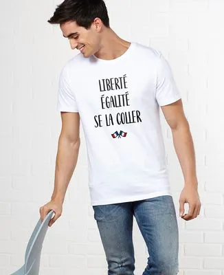 Sweatshirt homme Liberté, égalite, se la coller