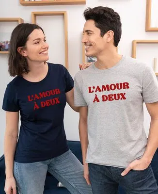 Sweatshirt homme L'amour à deux (effet velours)