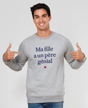 Sweatshirt homme Ma fille a un père génial