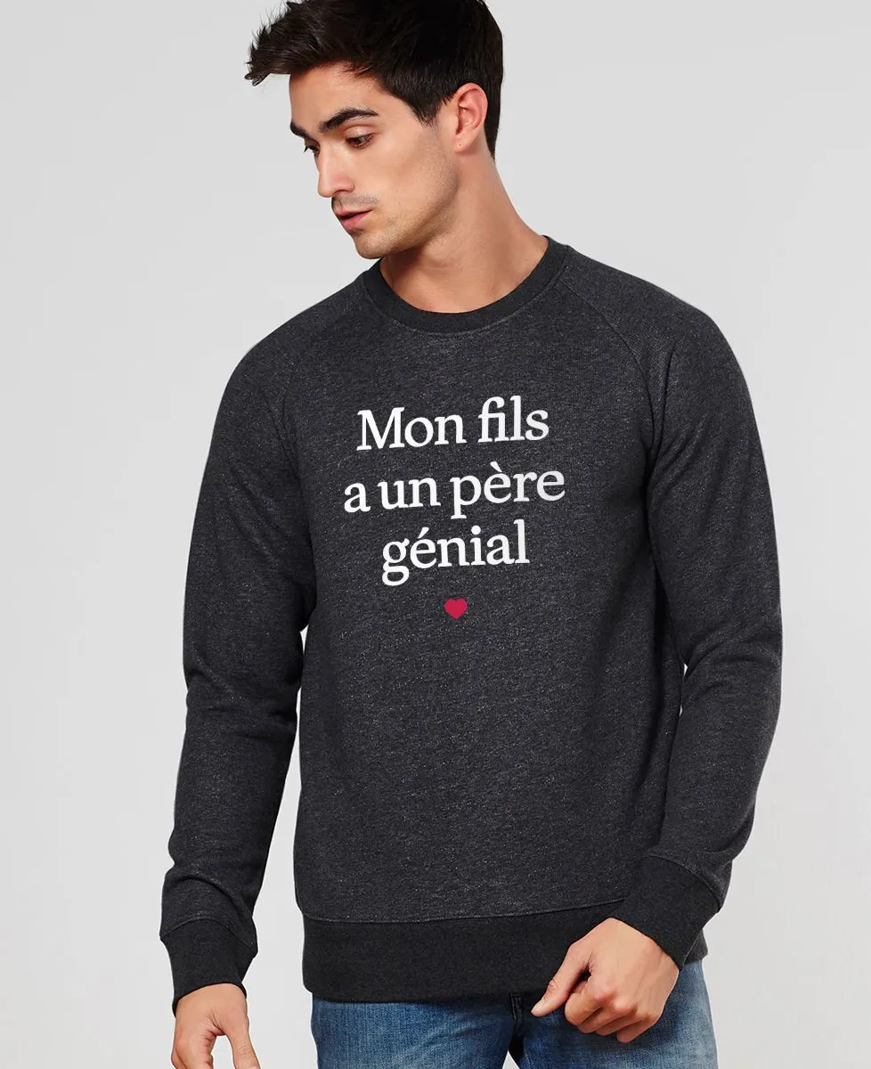 Sweatshirt homme Mon fils a un père génial