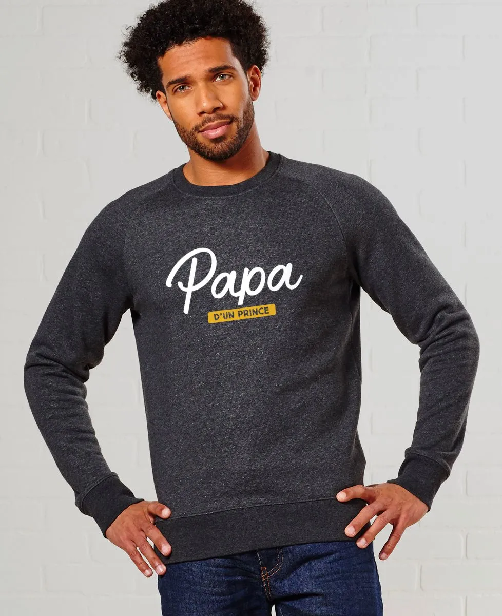 Sweatshirt homme Papa d'un prince