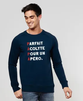 Sweatshirt homme Parfait acolyte pour apéro