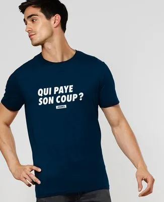 Sweatshirt homme Qui paye son coup ?