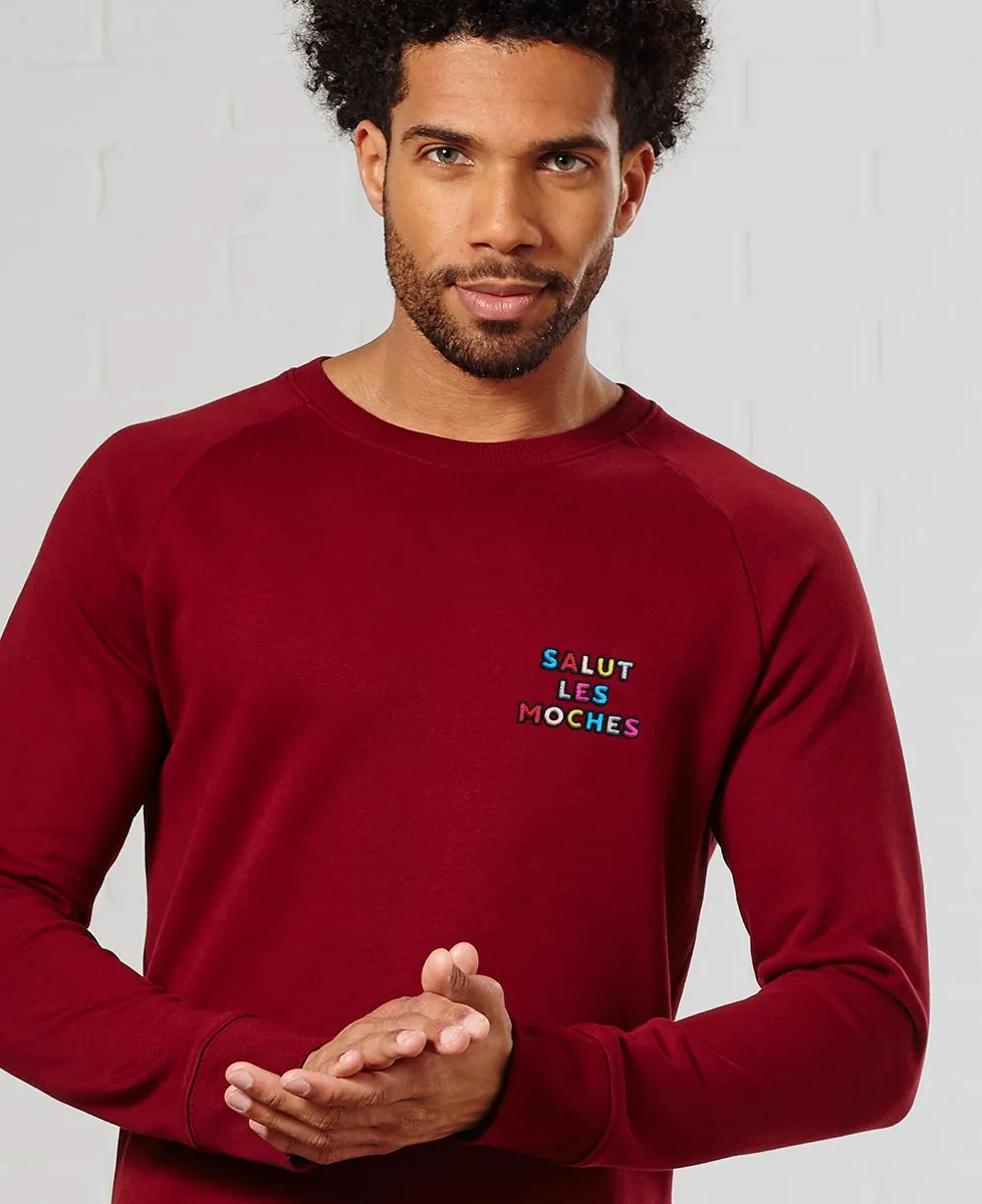 Sweatshirt homme Salut les moches (brodé)