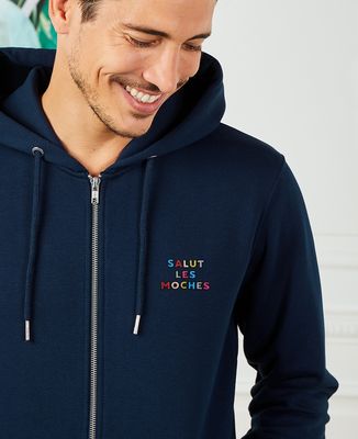 Sweatshirt homme Salut les moches (brodé)